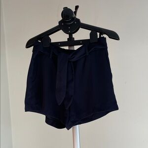 Cynthia Rowley Navy High Waist Shorts